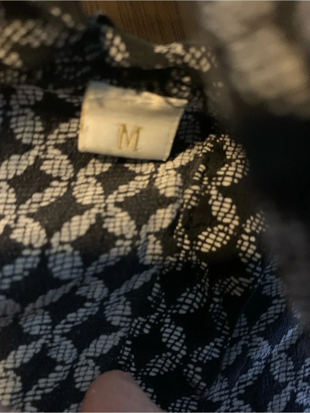 Cynthia Rowley Black and White Patterned Halter Camisole
